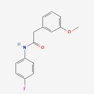 N-(4-fluorophenyl)-2-(3-methoxyphenyl)acetamide