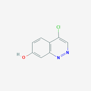 molecular formula C8H5ClN2O B8463110 4-Chloro-7-hydroxycinnoline CAS No. 197359-56-1