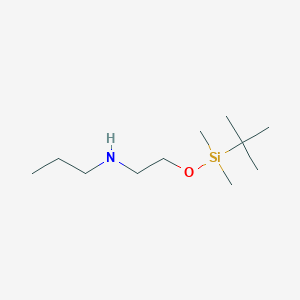N-(2-((tert-butyldimethylsilyl)oxy)ethyl)propan-1-amine