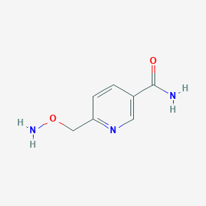 6-[(Aminooxy)methyl]nicotinamide
