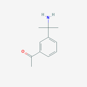 molecular formula C11H15NO B8463179 3-Acetyl-alpha,alpha-dimethylbenzylamine 