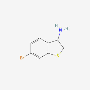 6-Bromo-2,3-dihydro-1-benzothiophen-3-amine