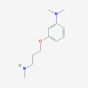 molecular formula C12H20N2O B8463251 Dimethyl(3-(3-(methylamino)propoxy)phenyl)amine 