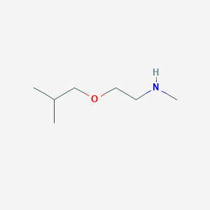 molecular formula C7H17NO B8463341 N-[2-(2,2-dimethylethoxy)ethyl]-N-methylamine 