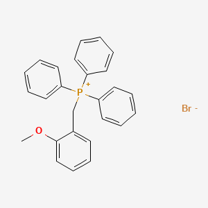 molecular formula C26H24BrOP B8463405 Phosphonium, [(2-methoxyphenyl)methyl]triphenyl-, bromide CAS No. 64820-07-1