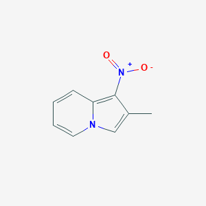 molecular formula C9H8N2O2 B8463423 2-Methyl-1-nitroindolizine 