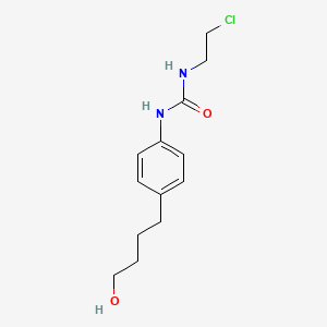 B8463478 N-(2-Chloroethyl)-N'-[4-(4-hydroxybutyl)phenyl]urea CAS No. 161194-44-1