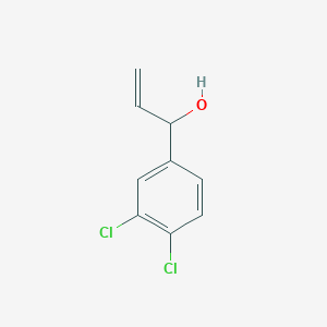 molecular formula C9H8Cl2O B8463522 1-(3,4-Dichlorophenyl)prop-2-en-1-ol 