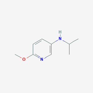 molecular formula C9H14N2O B8463570 Isopropyl-(6-methoxy-pyridin-3-yl)-amine 