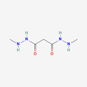 molecular formula C5H12N4O2 B8463691 N'1,N'3-dimethylmalonohydrazide 