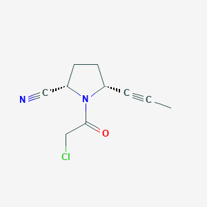 (2S,5R)-1-(Chloroacetyl)-5-(prop-1-yn-1-yl)pyrrolidine-2-carbonitrile