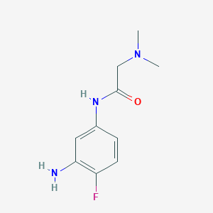 N1-(3-amino-4-fluorophenyl)-N2,N2-dimethylglycinamide