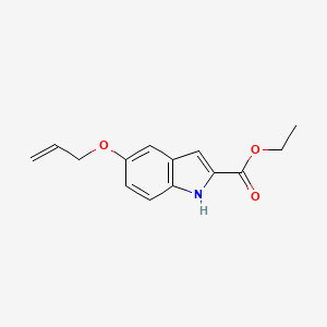 Ethyl 5-[(prop-2-en-1-yl)oxy]-1H-indole-2-carboxylate
