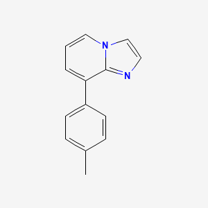 molecular formula C14H12N2 B8463798 Imidazo[1,2-a]pyridine,8-(4-methylphenyl)- 