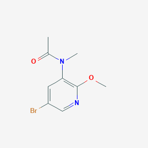 molecular formula C9H11BrN2O2 B8464114 N-(5-bromo-2-methoxypyridin-3-yl)-N-methylacetamide 