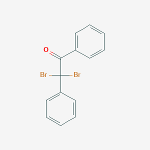 molecular formula C14H10Br2O B084642 2,2-Dibromo-1,2-diphenyl-1-ethanone CAS No. 15023-99-1