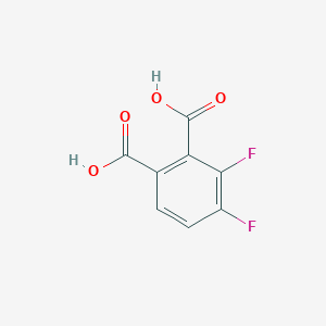 molecular formula C8H4F2O4 B8464205 3,4-Difluorophthalic acid 