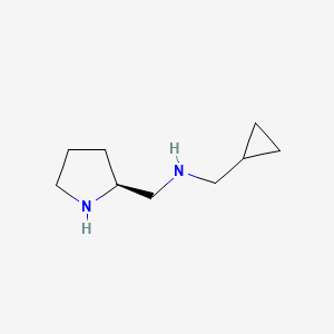 molecular formula C9H18N2 B8464406 Cyclopropyl-methyl-(S)-1-pyrrolidin-2-ylmethyl-amine 