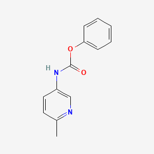 molecular formula C13H12N2O2 B8464428 Phenyl 6-methylpyridin-3-ylcarbamate 