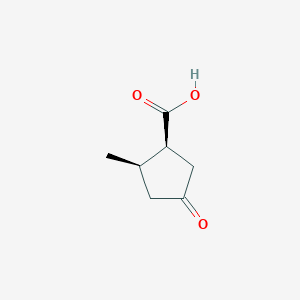 (3S, 4R)-3-carboxy-4-methylcyclopentanone