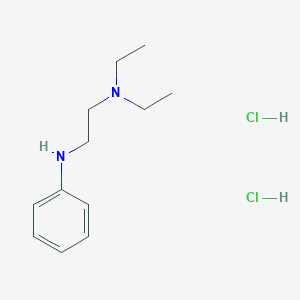 molecular formula C12H22Cl2N2 B8464542 Diethylaminoethylaniline dihydrochloride 