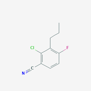 2-Chloro-4-fluoro-3-propylbenzonitrile
