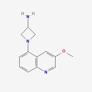 1-(3-Methoxy-quinolin-5-yl)-azetidin-3-ylamine