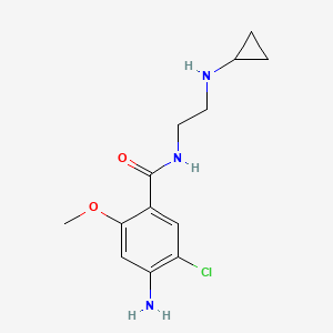 Benzamide, 4-amino-5-chloro-N-(2-(cyclopropylamino)ethyl)-2-methoxy-