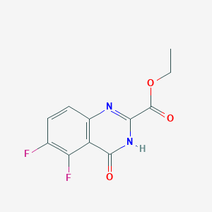 Ethyl 5,6-difluoro-4-oxo-3,4-dihydroquinazoline-2-carboxylate