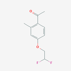 1-(4-(2,2-Difluoroethoxy)-2-methylphenyl)ethanone