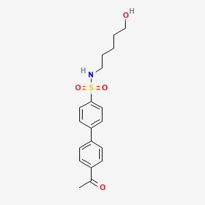 4'-Acetyl-N-(5-hydroxypentyl)[1,1'-biphenyl]-4-sulfonamide