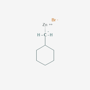 molecular formula C7H13BrZn B8464601 Cyclohexylmethylzinc bromide 