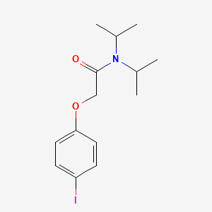 molecular formula C14H20INO2 B8464609 N,N-bis-(isopropyl)-2-(4-iodophenoxy)-acetamide 
