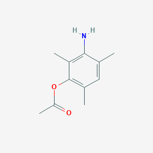 molecular formula C11H15NO2 B8464631 3-Acetoxy-2,4,6-trimethylaniline 
