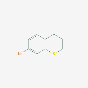 molecular formula C9H9BrS B8464655 7-Bromothiochromane 