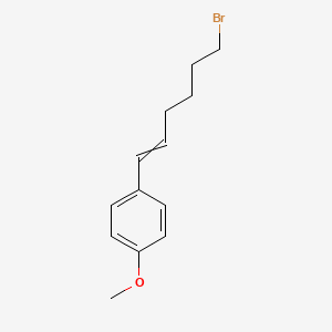 1-(6-Bromohex-1-EN-1-YL)-4-methoxybenzene