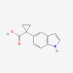 1-(1H-indol-5-yl)cyclopropanecarboxylic acid