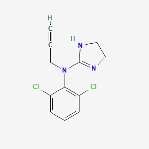 N-(2,6-Dichlorophenyl)-N-(prop-2-yn-1-yl)-4,5-dihydro-1H-imidazol-2-amine