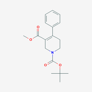 1-tert-butyl 3-methyl 4-phenyl-5,6-dihydropyridine-1,3(2H)-dicarboxylate
