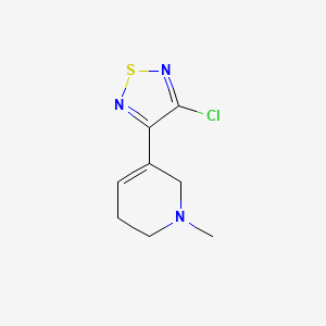 3-Chloro-4-(1-methyl-1,2,5,6-tetrahydropyridin-3-yl)-1,2,5-thiadiazole