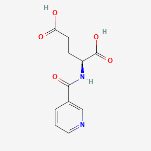 molecular formula C11H12N2O5 B8464959 N-Nicotinoyl Glutamic Acid 