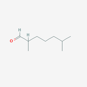 molecular formula C9H18O B8465182 2,6-Dimethyl heptanal 