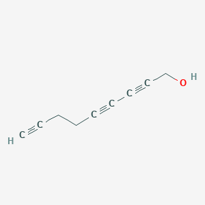 molecular formula C9H8O B8465505 Nona-2,4,8-triyn-1-OL CAS No. 62516-43-2