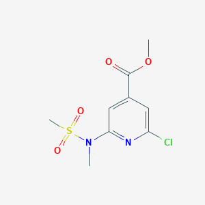 Methyl 2-chloro-6-[methyl(methylsulfonyl)amino]isonicotinate