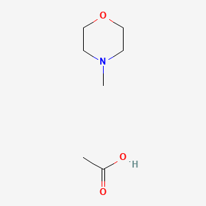 Morpholine, 4-methyl-, acetate