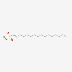 molecular formula C16H31NaO3S B084657 Hexadec-1-ene-1-sulfonic acid CAS No. 11067-19-9