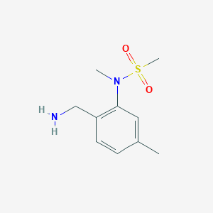 N-(2-(Aminomethyl)-5-methylphenyl)-N-methylmethanesulfonamide