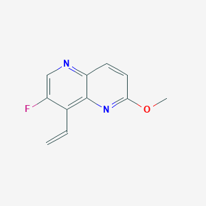 8-Ethenyl-7-fluoro-2-(methoxy)-1,5-naphthyridine
