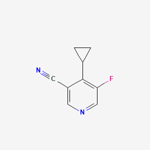 4-Cyclopropyl-5-fluoronicotinonitrile