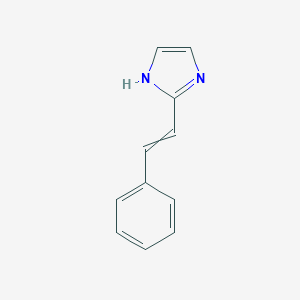 molecular formula C11H10N2 B084661 2-(2-苯乙烯基)-1H-咪唑 CAS No. 13682-34-3